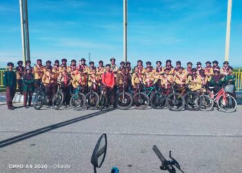 MTs GUPPI Bandar Sungai, Bersepeda Santai Menempuh TKK