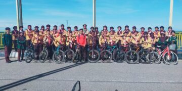 MTs GUPPI Bandar Sungai, Bersepeda Santai Menempuh TKK