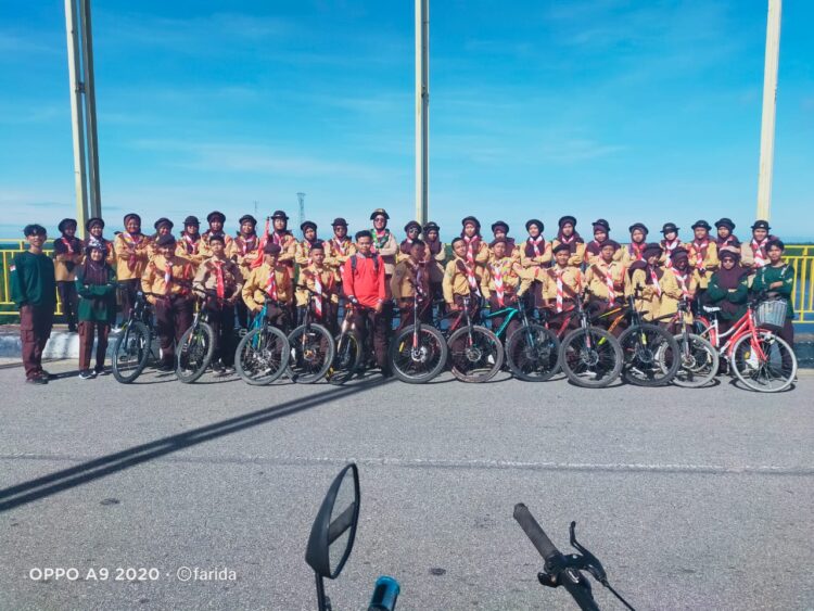 MTs GUPPI Bandar Sungai, Bersepeda Santai Menempuh TKK