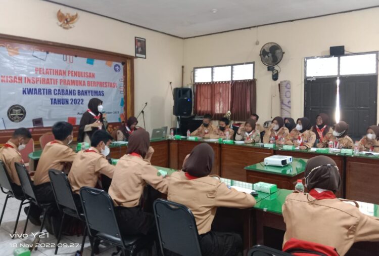 Merekam Jejak Prestasi, Pramuka Banyumas Diajari Cara Menulis Kisah Inspiratif