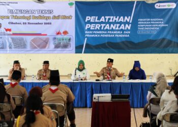 Pramuka Diajarkan Penerapan Teknologi Budidaya Soil Blok