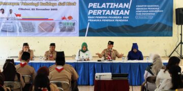 Pramuka Diajarkan Penerapan Teknologi Budidaya Soil Blok
