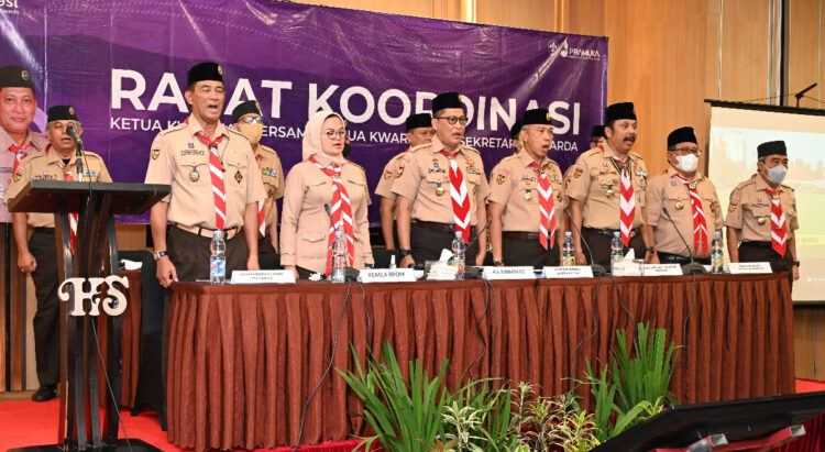 Buka Rakor, Ketua Kwarnas Sampaikan Duka Cita Bagi Korban Gempa Bumi di Cianjur