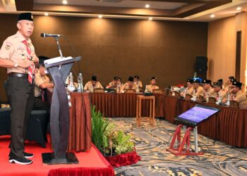 Rakor Ketua Kwarnas Bersama Ketua dan Sekretaris Kwarda Tahun 2022 Resmi Ditutup