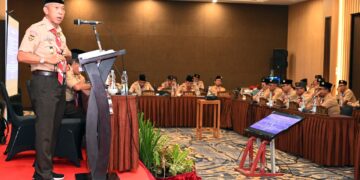 Rakor Ketua Kwarnas Bersama Ketua dan Sekretaris Kwarda Tahun 2022 Resmi Ditutup