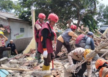 Ratusan Pramuka Peduli Tergabung dalam Penanganan Gempa Bumi Cianjur