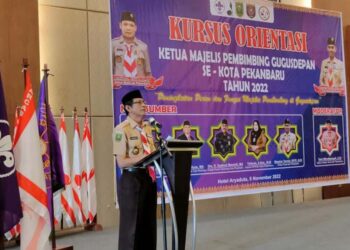 Buka Kursus Orientasi bagi Kepala Sekolah dan Rakercab Kota Pekanbaru, Ini Arahan Ketua Kwarda Riau