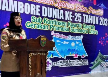 Kwarda Sumut Gelar Pemusatan Latihan Calon Peserta Jambore Dunia ke-25