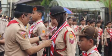 Satu Tahun, Kwarcab Purbalingga Lantik 3.359 Pramuka Garuda
