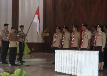 Ketua Kwarda Bali Kukuhkan Kepengurusan Kwarcab Jembrana