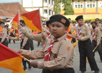 MI Istiqomah Sambas Purbalingga Ajak 253 Penggalang Ikuti Persami