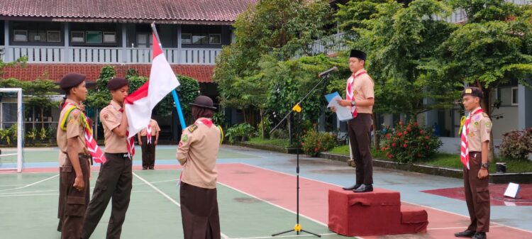 Pangkalan SMK Negeri 1 Purbalingga Gelar Pelantikan Bantara