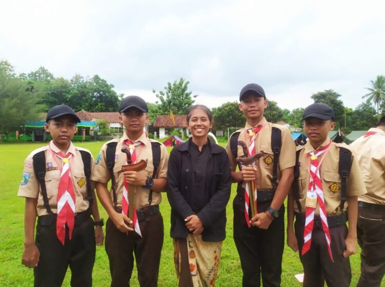 Ikuti Sumenep Scout Fair 2022, Anggota Pramuka PP At Taufiqiyah di Perkenalkan Budaya Sumenep yang Mendunia