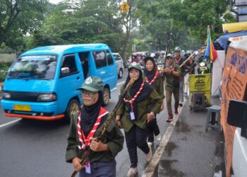 Tingkatkan Kepemimpinan, Peserta LPK Nasional Jelajahi Area Gunung Bohong