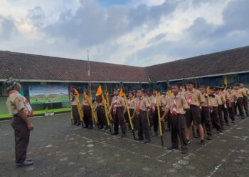 Latih Kemandirian, Penggalang Gudep SD Negeri 8 Kranji Ikuti Perjusa