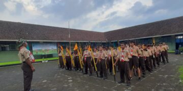 Latih Kemandirian, Penggalang Gudep SD Negeri 8 Kranji Ikuti Perjusa