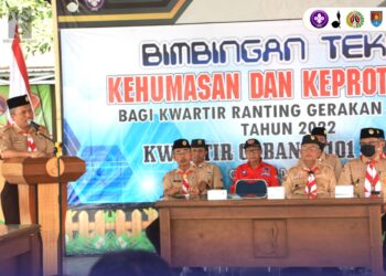 Ketua Kwarcab Cilacap Buka Acara Bintek Kehumasan dan Keprotokolan 2022