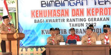 Ketua Kwarcab Cilacap Buka Acara Bintek Kehumasan dan Keprotokolan 2022