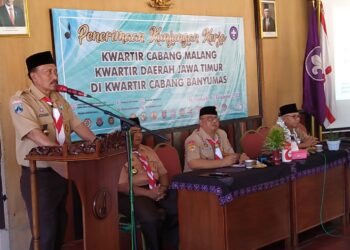 Kwarcab Malang Berkunjung dan Belajar Bareng Pramuka Banyumas