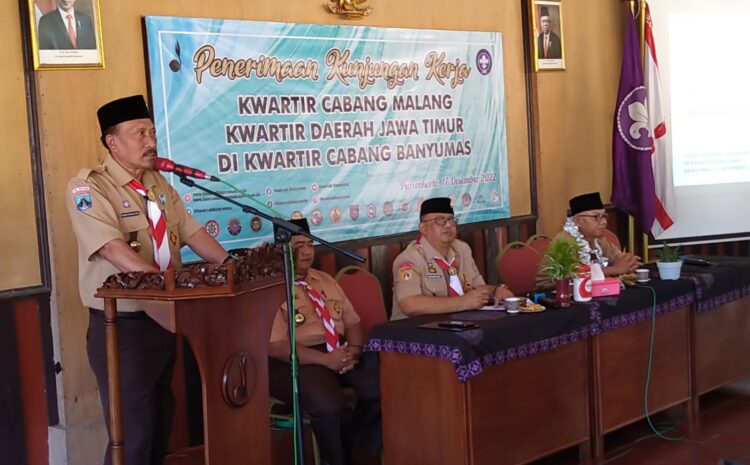 Kwarcab Malang Berkunjung dan Belajar Bareng Pramuka Banyumas