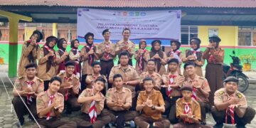 Bangkit Pasca Pandemi, Pangkalan SMA 4 Pekanbaru Resmi Melantik Pramuka Penegak Bantara