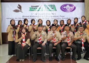 Kwarnas Lepas Peserta 4th Asean Scout Education Recreation Tour