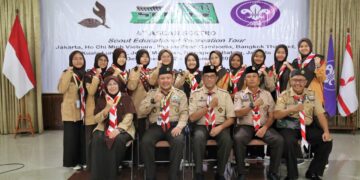 Kwarnas Lepas Peserta 4th Asean Scout Education Recreation Tour