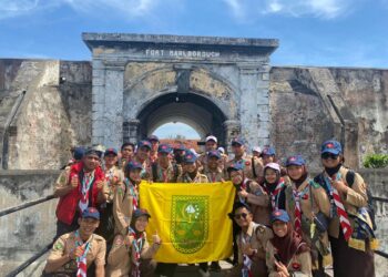 Siapkan Kader Bela Negara, Pramuka Riau Ikuti Kemah Bela Negara Nasional 2022 di Bengkulu