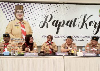 Buka Rakercab Gerakan Pramuka, Ini Pesan Ketua Kwarcab Kota Bekasi