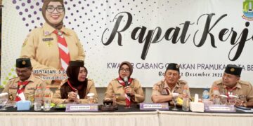 Buka Rakercab Gerakan Pramuka, Ini Pesan Ketua Kwarcab Kota Bekasi