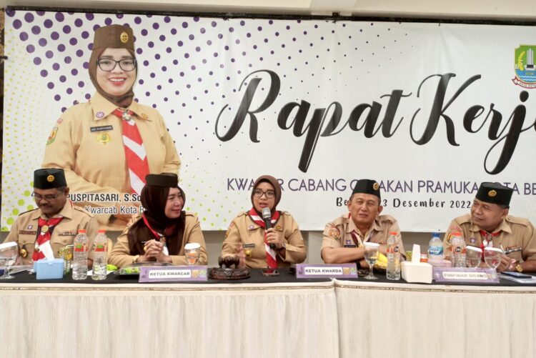 Buka Rakercab Gerakan Pramuka, Ini Pesan Ketua Kwarcab Kota Bekasi