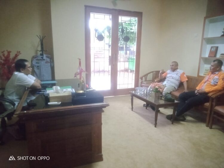 Tingkatkan Kerjasama, Ketua Kwarcab Terima Kunjungan Orari Orlok Kabupaten Bogor