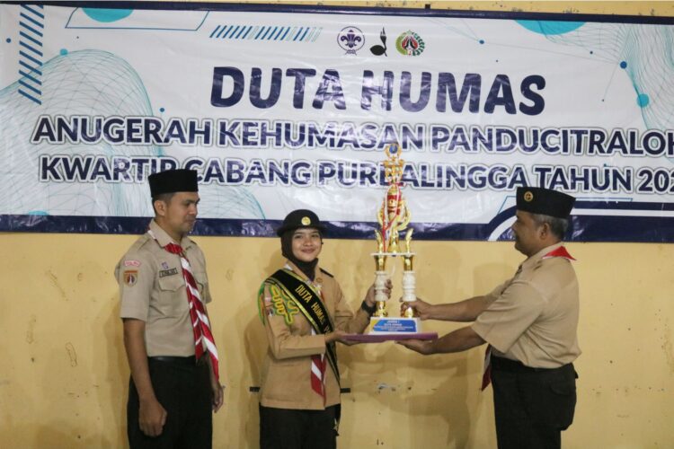 Kak Bela Nurhandini, Penegak SMK Negeri 1 Purbalingga Raih Predikat Juara 1 Duta Humas Panducitraloka Kwarcab Purbalingga Tahun 2022