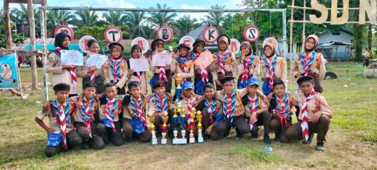 Pramuka SMP Negeri 9 Kandis Raih Juara Umum di Perkemahan PETA BEKASI