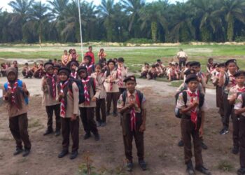 Pramuka SMP Negeri 9 Kandis Berangkatkan 2 Regu Ikut Serta Perkemahan PETA BEKASI