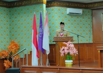 Lantik Mabigus 14-001 dan 14-002 UIN Sultan Syarif Kasim Riau, Ini Pesan Ketua Kwarcab Kota Pekanbaru