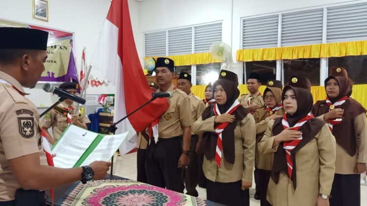 Mabi dan Pengurus Gudep 01.003-01.004 SDN 02 Selatpanjang Resmi Dilantik