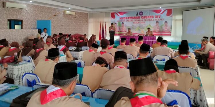 Ini Pesan Ketua Kwarda Riau saat Membuka Mucab XIV Gerakan Pramuka Kampar