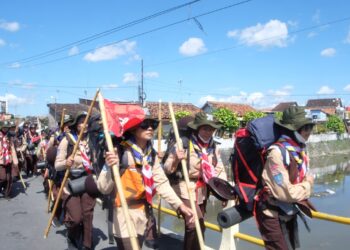 Tempuh Rute Untung Suropati, PDT 51 Kwarcab Kota Yogyakarta Dimulai