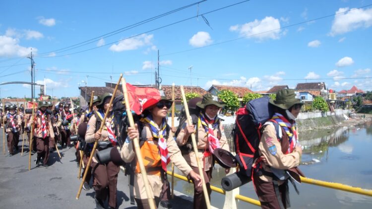 Tempuh Rute Untung Suropati, PDT 51 Kwarcab Kota Yogyakarta Dimulai