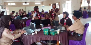 Upgrade Kompetensi Pelatih Pembina Pramuka, Kwarda Lampung Gelar Workshop Bahan Ajar SGTD
