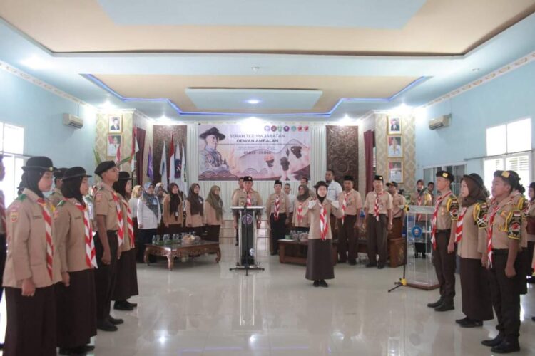 Dewan Ambalan Pangeran Ario Kesuma Abdurrohim dan Putri Damar Kencana Wungsu Sertijab Kepengurusan