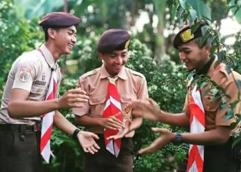 Dasa Darma Pramuka di Tengah Kemacetan Kota Bogor