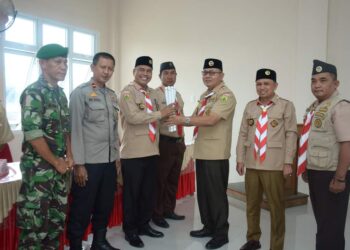 Hadiri Musran Kwarran Samudera, Kwarcab Aceh Utara Bagikan Kalender 2023