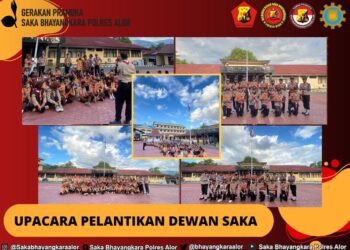 Dewan Saka Bhayangkara Alor Masa Bakti 2023/2024 Resmi Dilantik