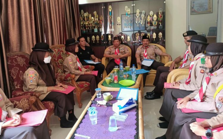 Puluhan Penegak Pandega Ikuti Test Wawancara DKC Kota Palembang Pergantian Antar Waktu