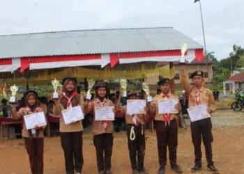 Regu Rajawali dan Rosela Juarai LT-II Pendalian IV Koto