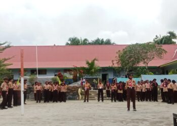 Tingkatkan Prestasi Pramuka Penggalang, SDN 104/VI Rantung Panjang VIII Gelar Kemah Prestasi Regu