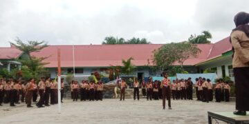 Tingkatkan Prestasi Pramuka Penggalang, SDN 104/VI Rantung Panjang VIII Gelar Kemah Prestasi Regu