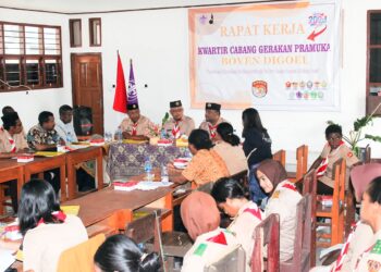 Foto : Rakercab Tahun 2023 Kwarcab Boven Digoel Papua Selatan